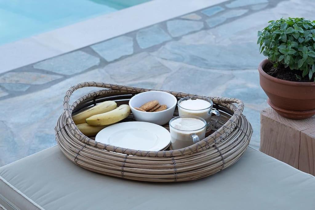 Luxury Cycladic Villa-Enjoy Infinity Pool Sunsets Koundouros Buitenkant foto